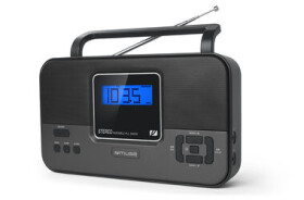 Muse M-087 R čierna / Prenosné rádio / FM / MW / budík / LCD / 3.5mm (M-087R)