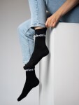 Be Lenka Ponožky barebarics crew black big logo, 3 páry Veľkosť ponožiek: 35-38 EU EUR