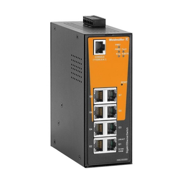 Weidmüller IE-SW-AL08M-8GT priemyselný ethernetový switch 10 / 100 / 1000 MBit/s; 2682350000