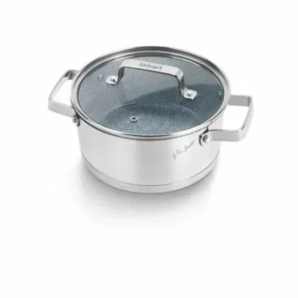 Lamart Stoness Kastról 1.3L / 16 x 7.5 cm / nerez (8590669219261)