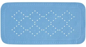 Spirella ALASKA protišmyková podložka do vane svetlo modrá / PVC / 91 x 36 cm