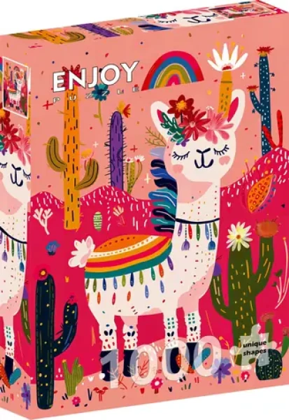 ENJOY Puzzle Nežná lama