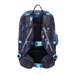 Ergonomický školský plecniak Frii of Norway Easy 22l Dinosaur Dark Blue EUR
