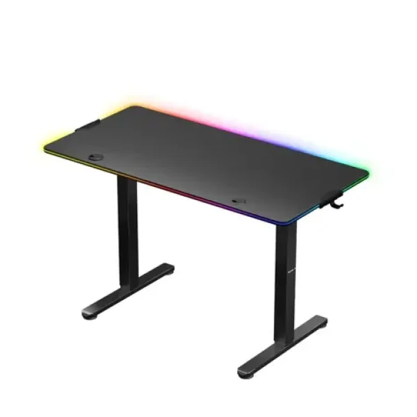 Huzaro Hero 8.2 RGB čierna / Elektrický herný stôl / 120 x 60 x 72 - 118 cm (HZ-HERO 8.2 RGB)