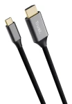 Trust Calyx USB-C na HDMI čierna / Redukcia / 2 m / 4K (3840×2160) (25630)