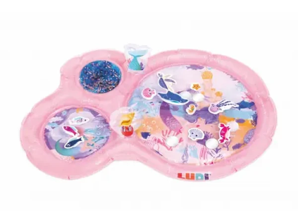 Ludi Podložka na hranie s vodou Morské víly ružová / od 10 mesiacov (30124LU)
