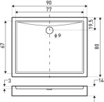 KERRA - Vanička univerzálna 90x80 VICTOR - 14 cm 5907548113276