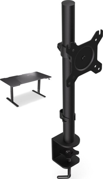 Endorfy Biurko Endorfy Atlas L Czarne 150 cmx78 cm + Uchwyt na monitor Atlas Single