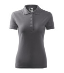 Dámske tričko Pique Polo steel grey XL
