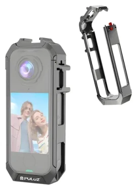 Puluz PU1063H sivá / Ochranné púzdro / Insta360 X4 Air / hliníková zliatina / magnetická základňa (PU1063H)