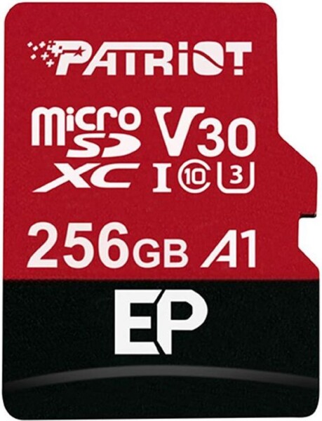 Patriot EP Series MicroSDXC 256 GB Class 10 UHS-I/U3 A1 V30 (PEF256GEP31MCX)