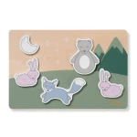 Hauck drevené Puzzle vkladacie Puzzle N Fit Forest