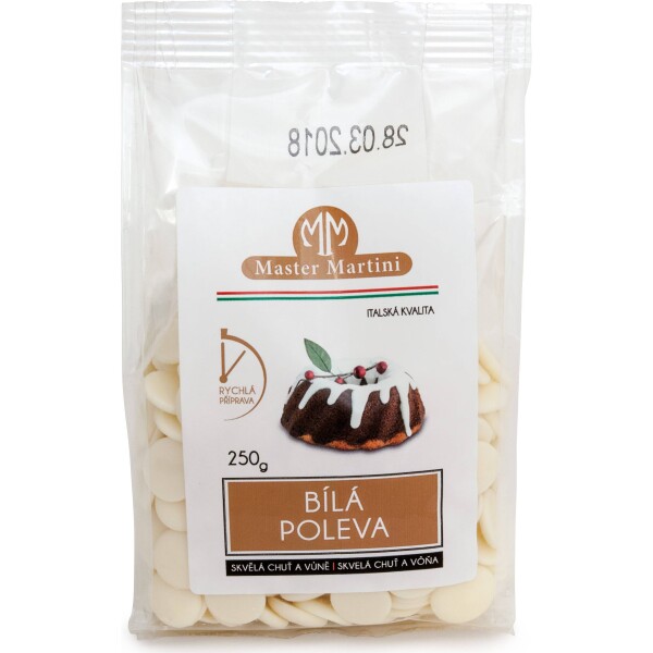 Bielá poleva 250 g - Master Martini - Master Martini