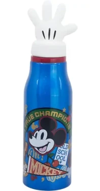 STOR Fľaša na pitie hliníková Mickey Mouse 690 ml / Fľaša na pitie / Hliník / Skrutkovacie viečko / Bez BPA (81152)
