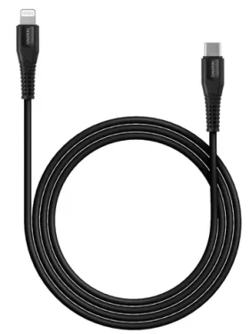 Canyon CNS-MFIC4B čierna / nabíjací kábel / Lightning - USB-C / 18W / 1.2m (CNS-MFIC4B)