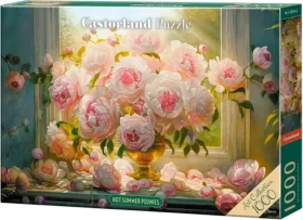 Castorland 105472-2 Puzzle Art Collection: Letné pivonky