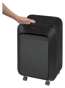Fellowes Skartovač LX 210 čierna / 16 listov 70g papiera / krížový rez 4x12 mm / Šírka vstupu: 230 mm