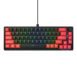 Niceboy ORYX K700X PRO čierna / Herná mechanická klávesnica / RGB / Gateron brown / TKL / USB / US layout / kábel 1.8 m (ORYX-K700X-PRO)