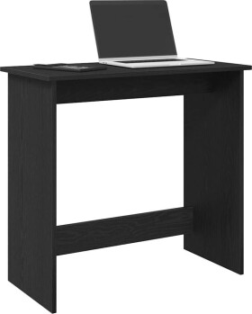 VidaXL Biurko, čierne, 80x40x75 cm, materiał drevopochodny