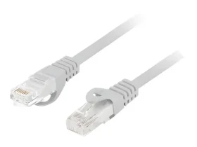 Lanberg patch kábel Cat6 šedá / Patch kábel / UTP / LSZH / 1 m (PCU6-10CU-0100-S)