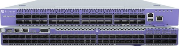 Extreme Networks Extreme networks VSP7400-48Y-8C-AC-F łącza sieciowe Zarządzany L2/L3 Obsługa PoE 1U Fialový