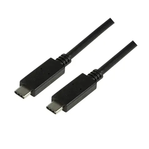 LogiLink USB-C čierna / Kábel USB-C / USB-C (M) - USB-C (M) / 1 m / USB 3.1 Gen2 / 10 Gbit/s (CU0129)