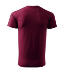 Basic tričko pánske garnet 2XL