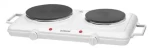 Clatronic DKP 3583 / dvojplatničkový varič / 2500 W / 180 mm @ 1500 W 150 mm @ 1000 W / 2 termostaty / biela (DKP 3583)