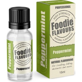 Prírodné koncentrované aróma 15 ml mäta - Foodie Flavours - Foodie Flavours