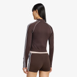 Mikina adidas Essentials 3 Stripes Seamless Tracktop Aurora Coffee L