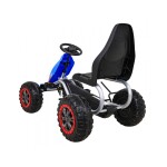 Mamido Detská šliapací motokára Monster Strong modrá