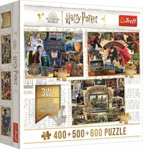 Trefl - Puzzle - Harry Potter: Turnaj troch kúzelníkov. Metlobal a Rokfort