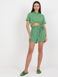 Dámske šortky D73770R62159KA zelená FPrice