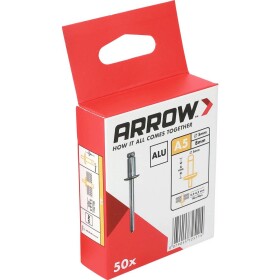 Arrow Tool Group 725114 slepý nit (Ø x d) 5 mm x 8 mm hliník hliník hliník RA 5 X 8 ALU 50ST 50 ks; 725114