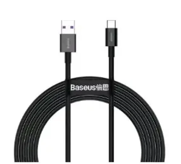 Baseus CATYS-A01 Superior series čierna / kábel USB-A na USB-C / 66W / 2m (CATYS-A01)
