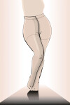 Fiore Plus Size 20 DEN C5120 farba:čierna 3-M