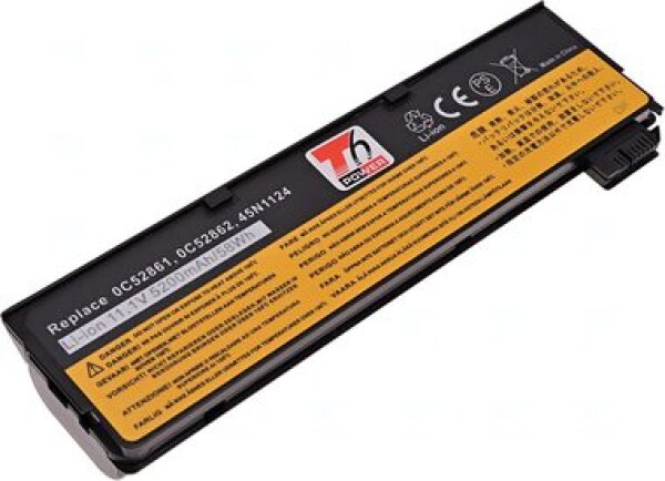 T6 Power Batéria pre Lenovo ThinkPad T440s/T450s/T550/L450/T440/X240/X250/68+/6cell/5200mAh (NBIB0106)