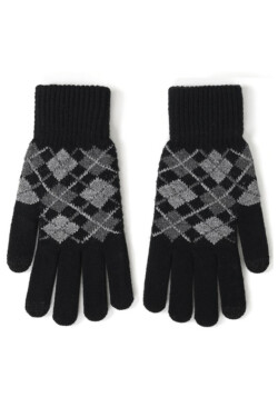 Pánske žakárové rukavice R-241 MIX 25 cm