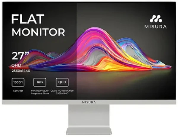 27" Misura VIVA P26M2741QKAS01 mesačne strieborná / LED / IPS / 2560x1440 QHD / 1ms / 1500:1 / 350 cd/m2 / HDMI+DP+USB-C (P26M2741QKAS01)