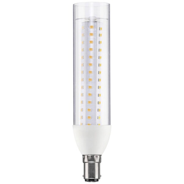 Paulmann 28890 LED En.trieda 2021 E (A - G) B15d žiarivkový tvar 9.5 W = 75 W teplá biela (Ø x v) 36 mm x 165 mm 1 ks; 28890