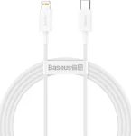 Baseus CATLYS-C02 Kábel USB-C (M) - Lightning (M) 2 m biela / 20W (CATLYS-C02)