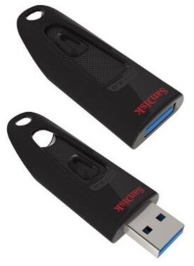 SanDisk Ultra 16 GB / Flash disk / USB3.0 / 80MB/s / čierna (123834)