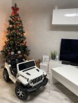 Mamido Detské elektrické autíčko Jeep Wrangler Rubicon 4x4 biela