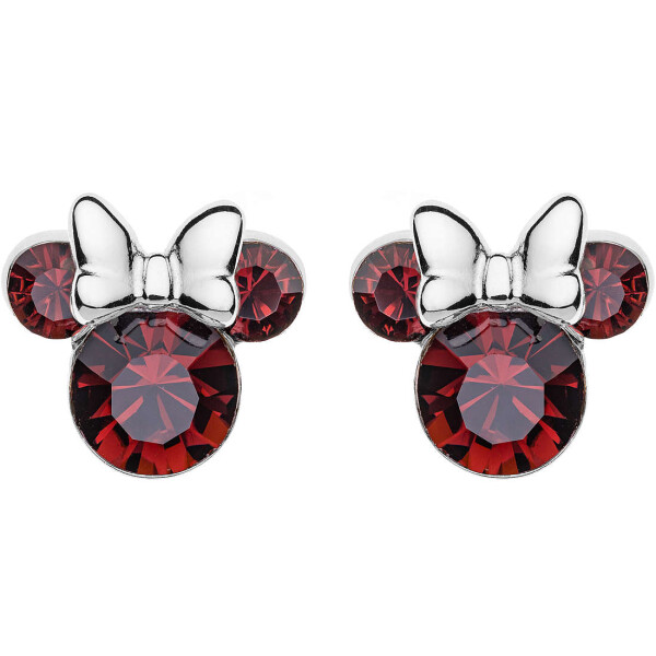 Disney Trblietavé strieborné náušnice kôstky Minnie Mouse ES00013SJANL.CS