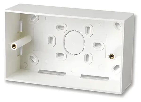 Lindy nástenný rámček 2x UK biela / Rámček / 146x86x47 mm / plast ABS (60524)