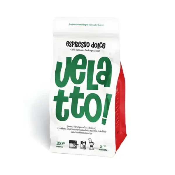 Velatto Espresso Dolce / Zrnková káva / 1 kg