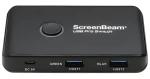 ScreenBeam USB Pre Switch čierna / USB prepínač / 6x USB 2.0 / Kompatibilný so ScreenBeam (SBUSBSW4EU)