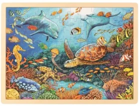 GOKI Drevené puzzle Veľký bariérový útes