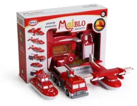 MALBLO Magnetické hasičské vozidlá / Hračka / Magnetické autá (0317)