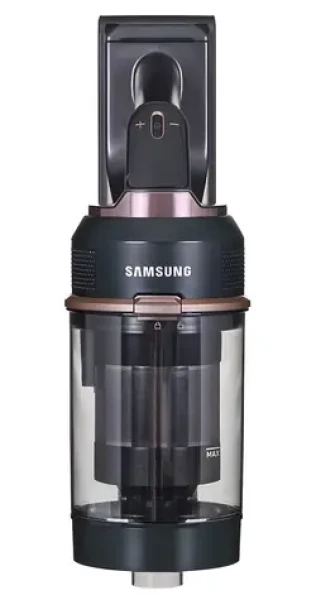 Samsung VS20B95943N/GE čierna, fľaškovo zelená / Tyčový aku vysávač / 210 AW / Multicyklónová filtrácia / Vreckový (VS20B95943N/GE)
